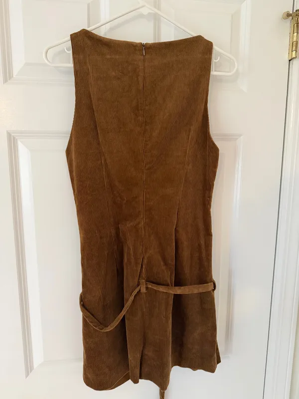 Zara belted corduroy dress - Image 4