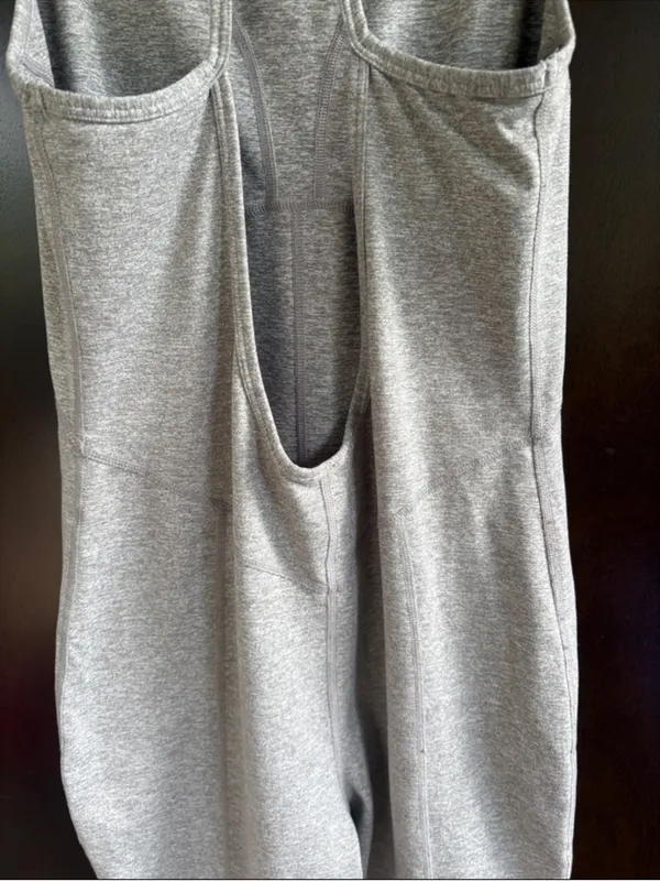 EUC Free People Movement Ashford Side to Side Performance Jumpsuit Grey Large - Image 11
