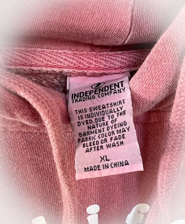 Ski Hoodie Pink Size XL - Image 4