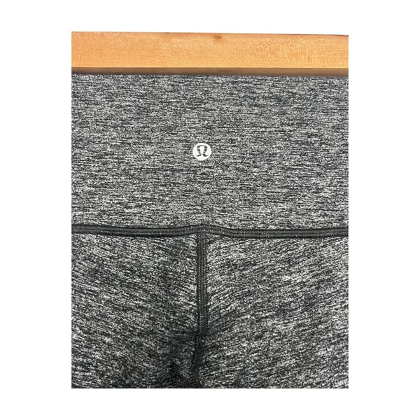 Lululemon Wonder Under High Rise Tight Womens 8 Gray Space Dye Yoga Pants Gym - Image 6