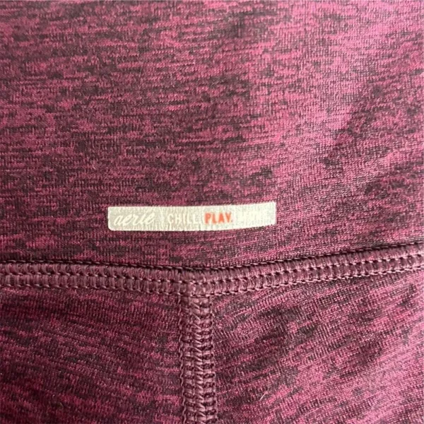 Aerie Women's High Rise Soft‎ Marled Leggings Purple Size M Activewear - Image 6