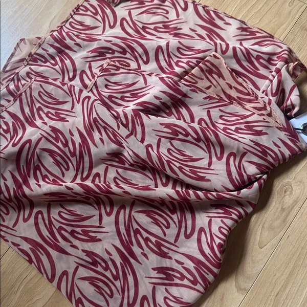 I.AM.GIA Pink and Cream Printed Bandana - Image 3