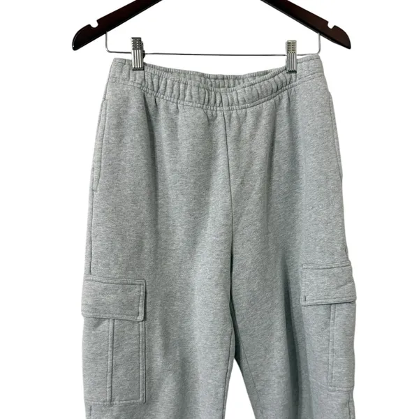 ARITZIA Mega Fit Sweatfleece Cozy Cargo Gray Sweatpants Joggers - Image 8