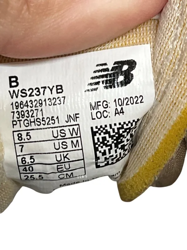 New Balance 237 wms tan white suede casual athletic sneakers sz 8.5B SKU 10-137 - Image 6