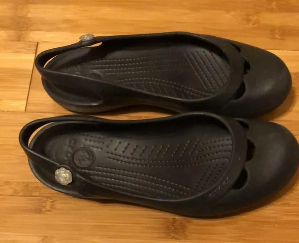 Crocs Jayna Women's Ballet Flats Black Size 8 - Image 3