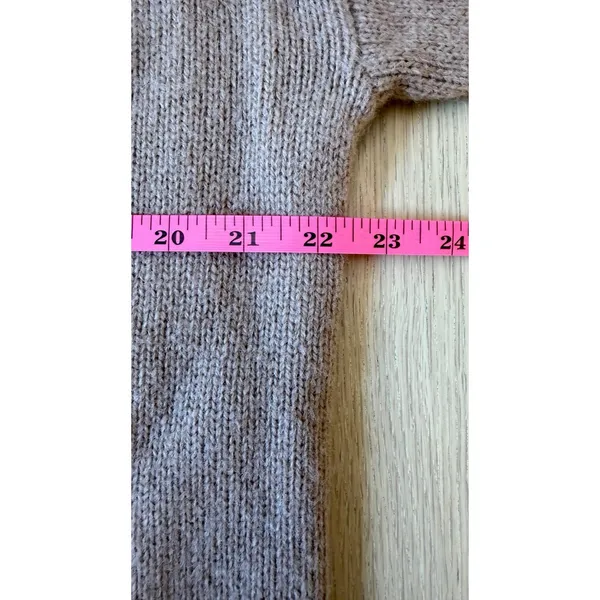 Uniqlo Women’s Long Cardigan Wool Blend Sweater Hooded Small Pockets Button - Image 7