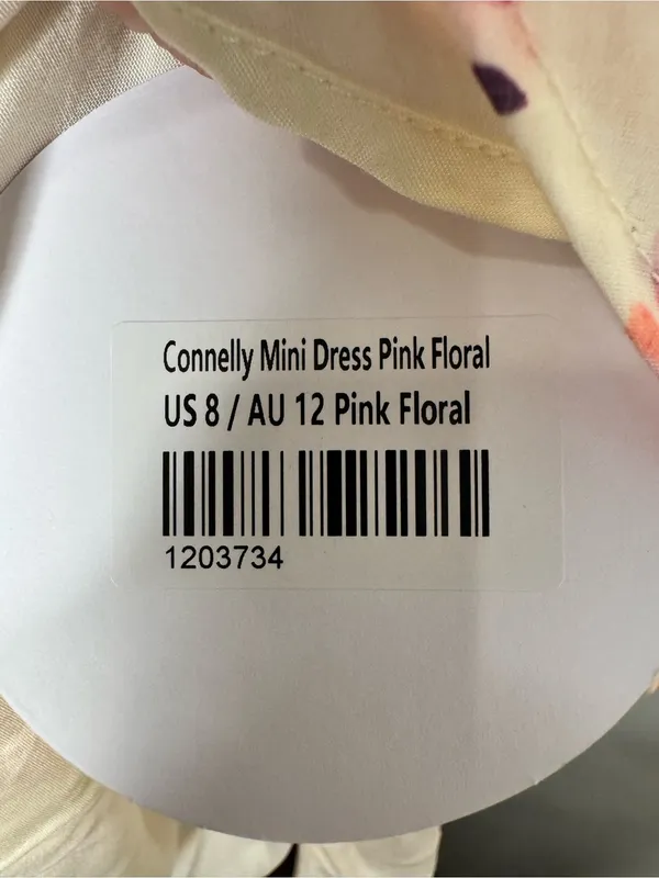 NWT Princess Polly Creamy White Floral Mini Dress with Pink Blossoms - Image 9