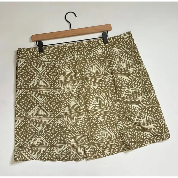 RIPSKIRT Hawaii Rip Skirt Length 2 Wrap Skirt‎ Vintage Tribal Green Vacation XXL - Image 7