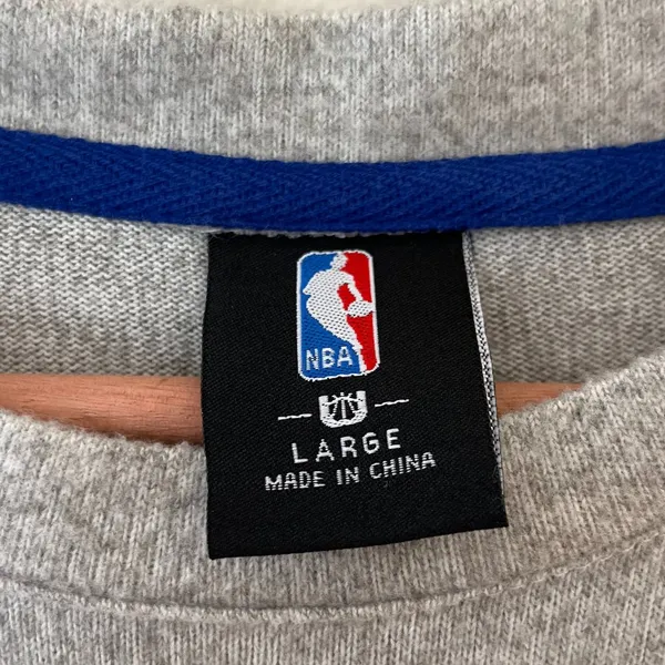 VTG NBA Sz L Philadelphia 76ers Pullover Sweatshirt Fleece Long Sleeve Team Logo - Image 2