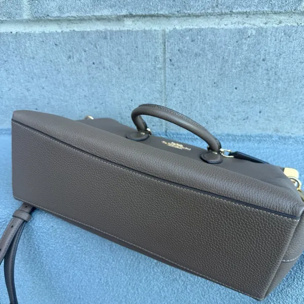 NWT Coach Georgia Satchel Bag CR156 in dark stoen - Image 4