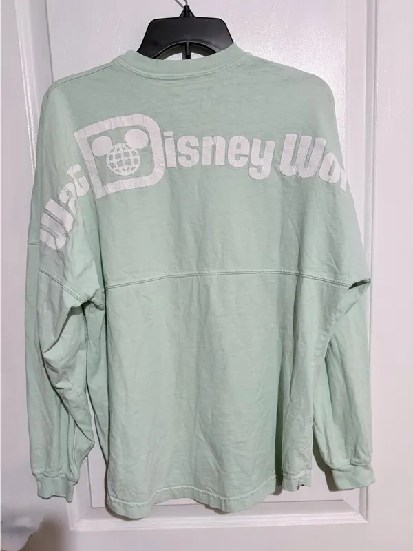 Disney Mint Green Crewneck with Subtle White Disney Parks Print Graphic small - Image 5