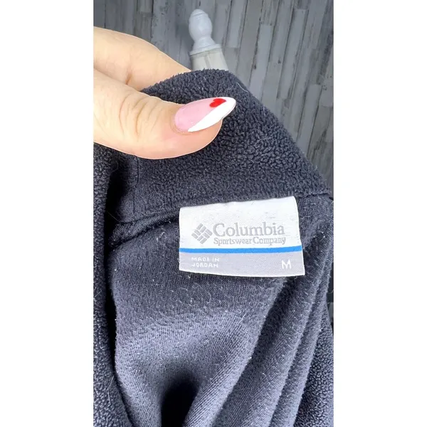 Columbia Women's Black 1/2 Zip Fleece Pullover Size‎ Medium Casual Top - Image 5