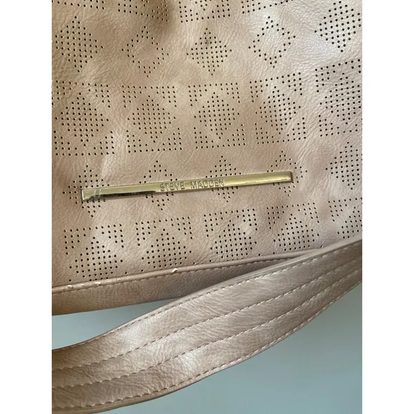 Steve Madden Y2K Blush Pink Embossed Pattern Crossbody Shoulder Bag - Image 2