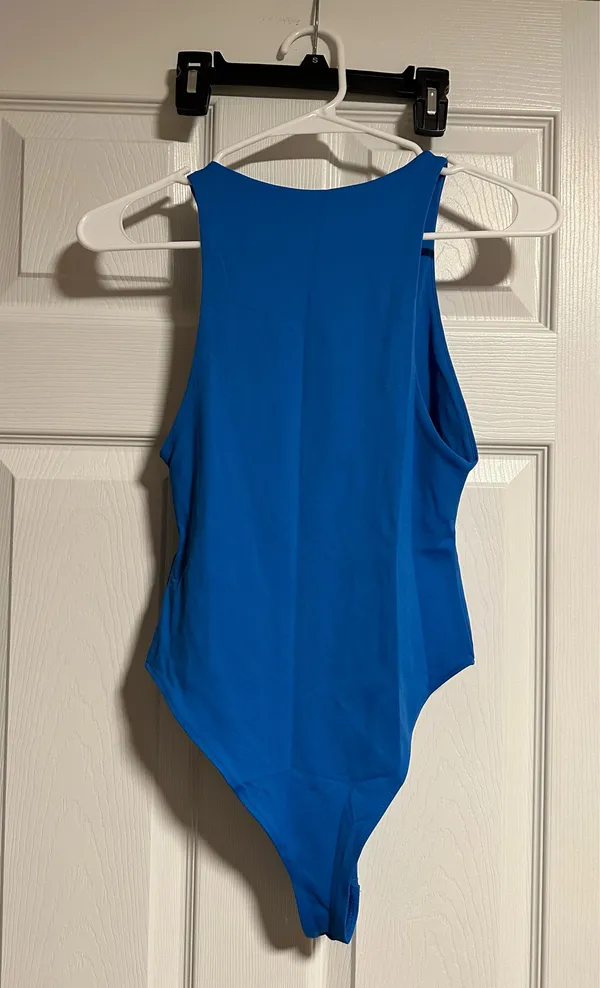 ZARA Blue Tank Bodysuit - Image 5