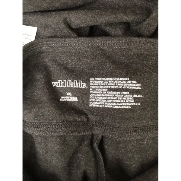 Wild Fable Womens High-Rise Leggings Charcoal Gray Heather XS New With Tags - Image 4