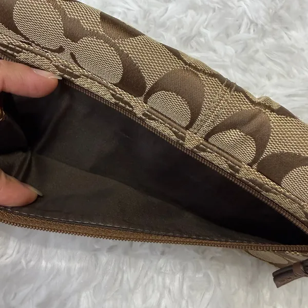 y2k Coach Brown Signature Wallet - Image 8