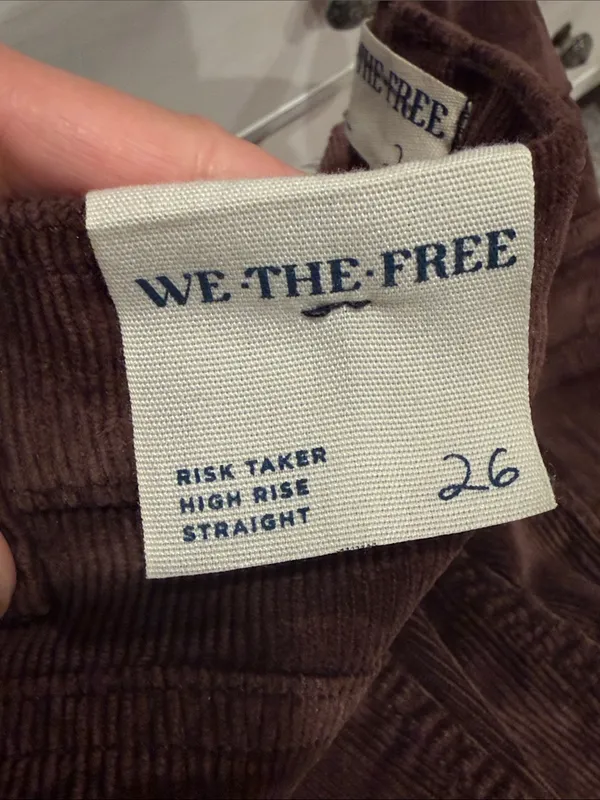 We The Free Risk‎ Taker Cord Straight Leg in Chocolate Truffle 26 - Image 4