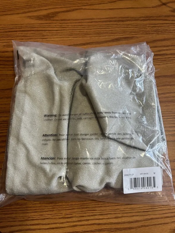 NWT WeWoreWhat Ruched Asymmetrical Knit Maxi Dress Off White Metallic Size M - Image 3