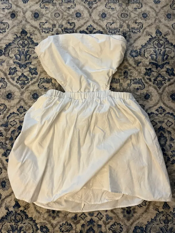 White Cutout Dress - Image 3