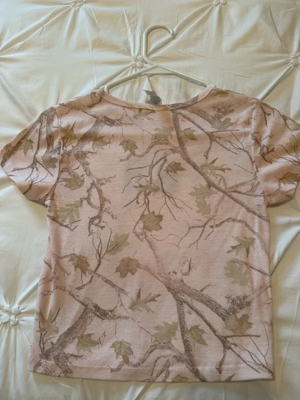 Camo baby tee Pink Size M - Image 3
