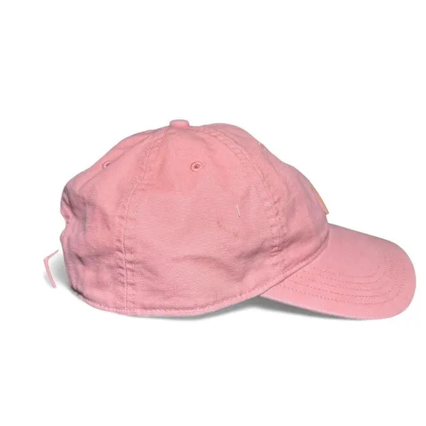 Carhartt Women's Pink Adjustable Baseball Cap with leather logo patch Hat - Image 2