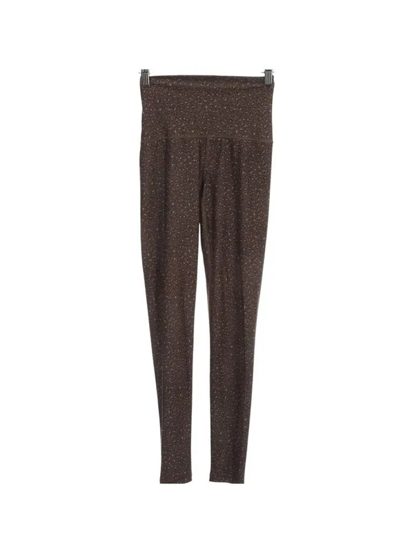 Aerie Offline Leopard Leggings Brown/Tan Size S - Image 2