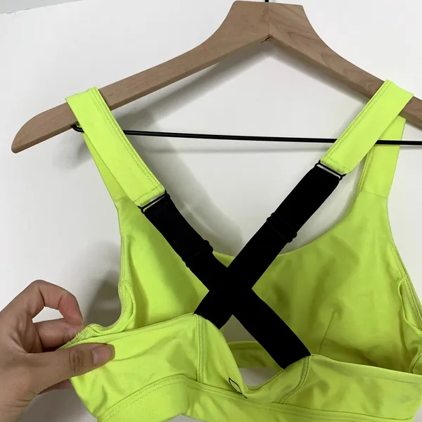 Bombshell Sportswear Glow Sports Bra Neon Womens Medium - Image 7