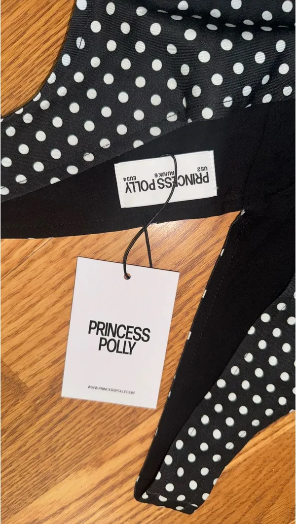 Princess Polly Nellie Polka Dot Dress Mini - Image 4