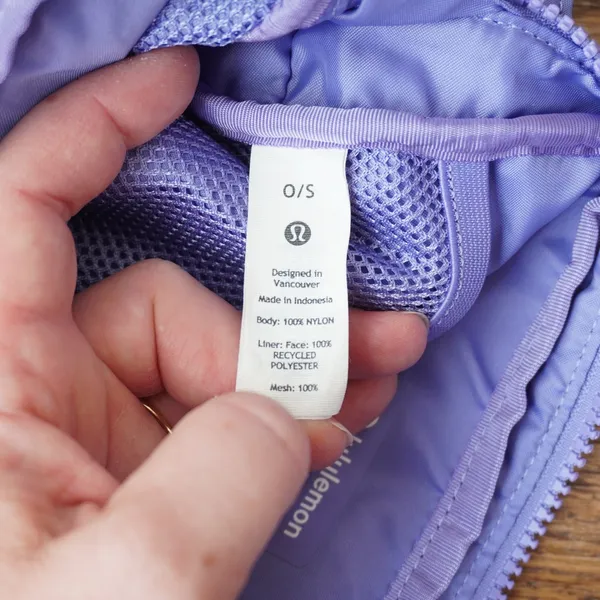 Lululemon O/S Everywhere Belt Bag 2L Purple Adjustable Strap Sporty Athleisure - Image 5