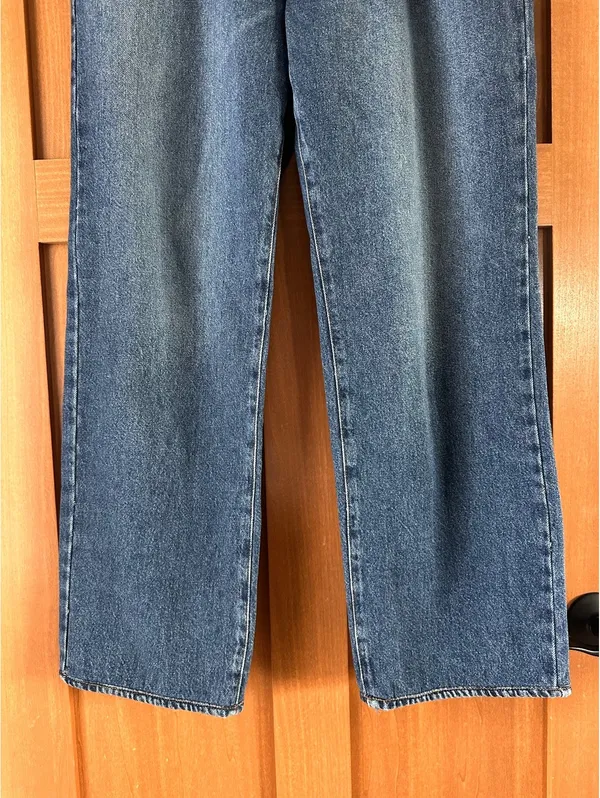 Pilcro Anthropologie High Rise Relaxed Wide Leg Jeans Women’s size 30T Tall - Image 4