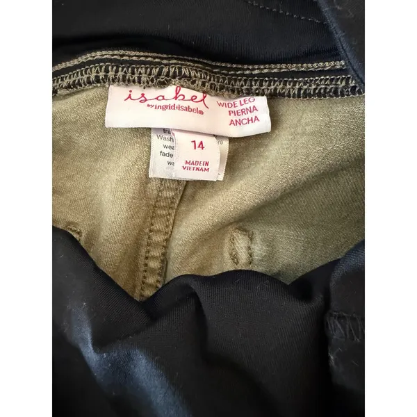 Isabel by Ingrid & Isabel Maternity Bundle Size 14 Wide Leg Pant and Denim Short - Image 5