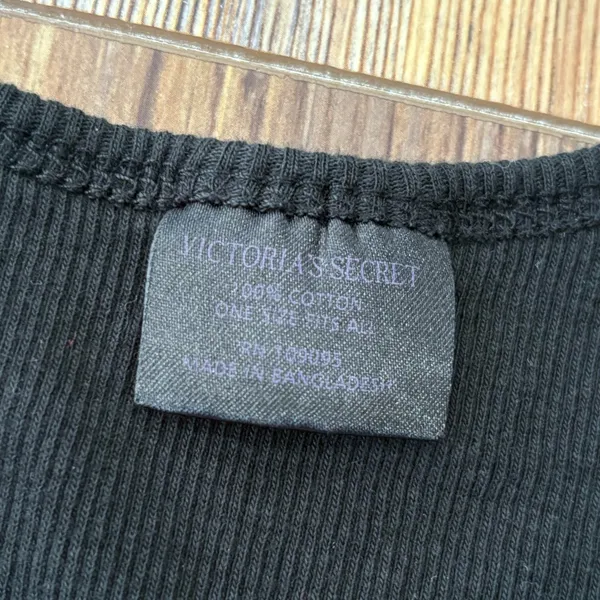 Vintage Y2K Victoria’s Secret Very Sexy Rhinestone Ribbed Tank Top - Image 4