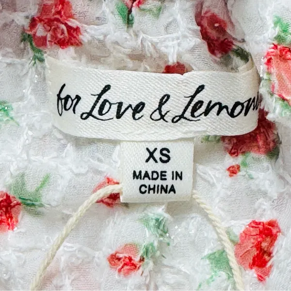 FOR LOVE & LEMONS Gidget Top in Red - XS - NWT - Image 5