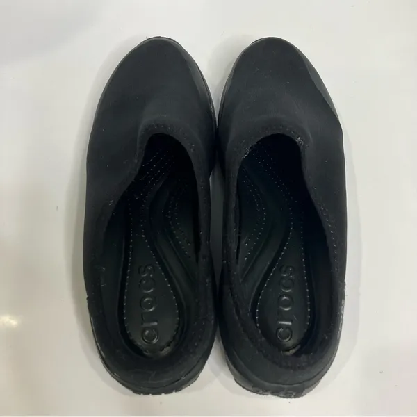 Crocs duet busy day 2.0 Satya mule flat black women’s size 7 casual minimalist‎ - Image 7
