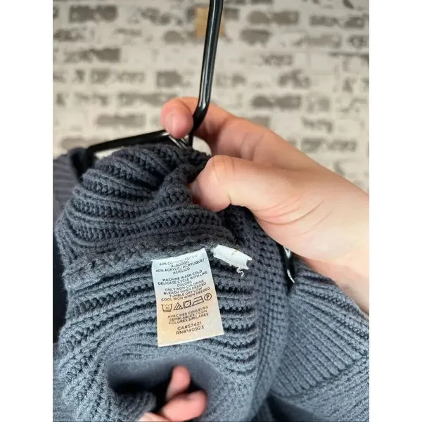 Loft | women knitted blue sweater vest - Image 4
