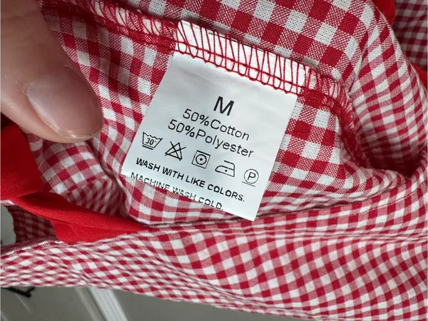Red Gingham Tie - Image 3