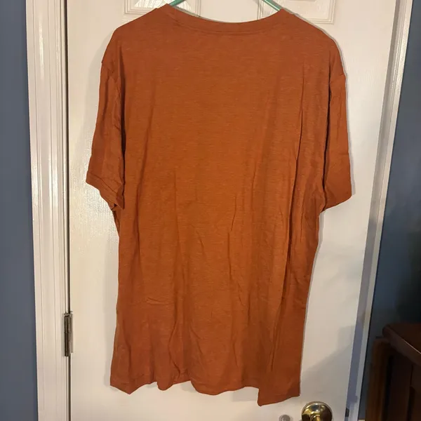 Rust Orange Leopard Pumpkin Graphic Tee Size 2X - Image 4
