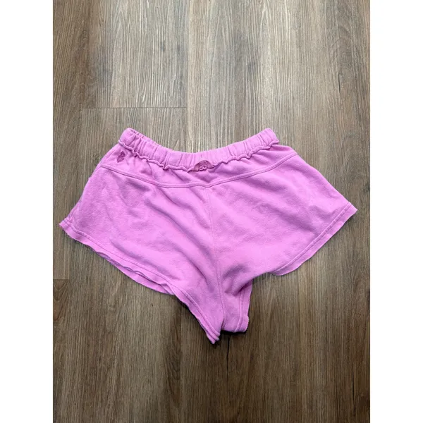 FP Movement Free People Pink‎ Fleece Shorts Womens Small OB1087819 Loungewear - Image 3