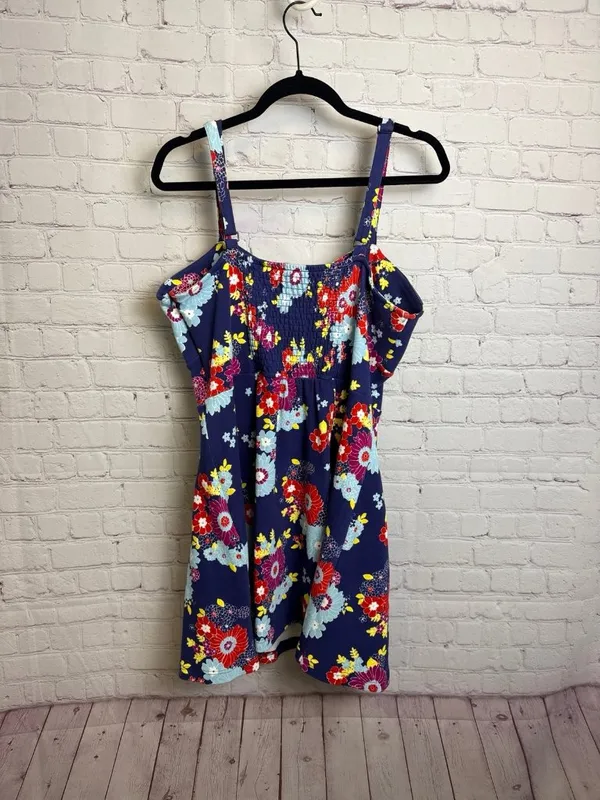 ModCloth flowery tank dress cottagecore size 1X plus cotton fit and flare whimsy - Image 6