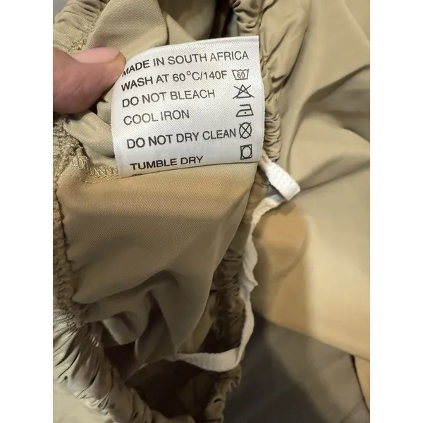 Beige Scrub Work Pants L Blood Resistant Latex Free 30" Inseam Pockets New - Image 4