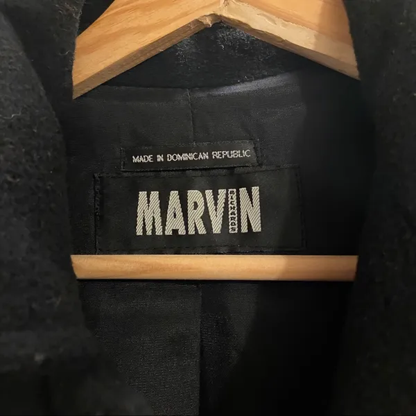 Vintage Marvin Richard long wool coat size small - Image 2