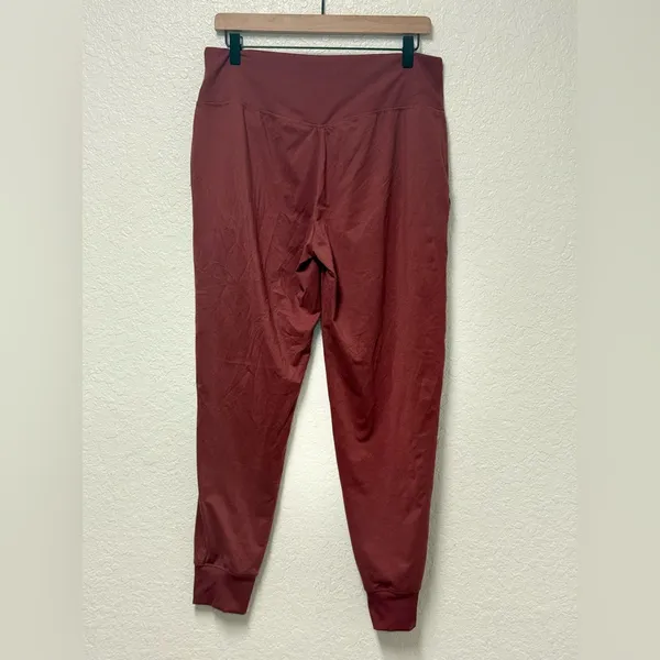 SAGE COLLECTIVE Burgundy Joggers Size Large - Image 5