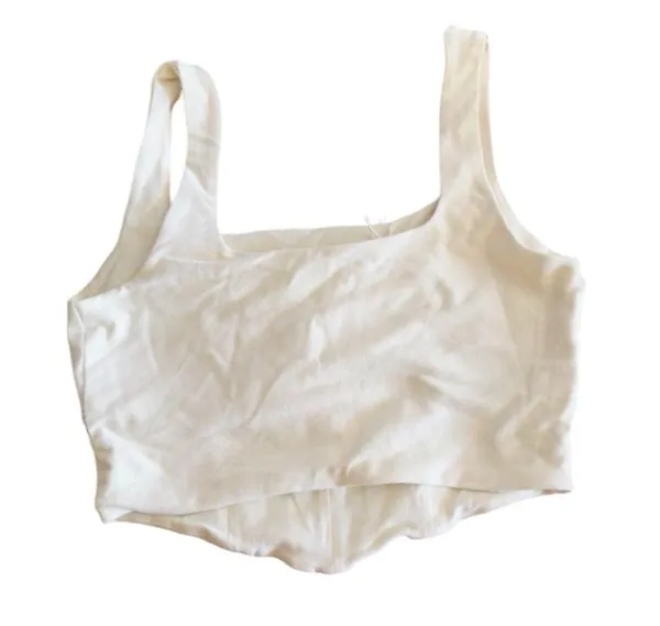 Reformation bustier style top in cream NEW - Image 3