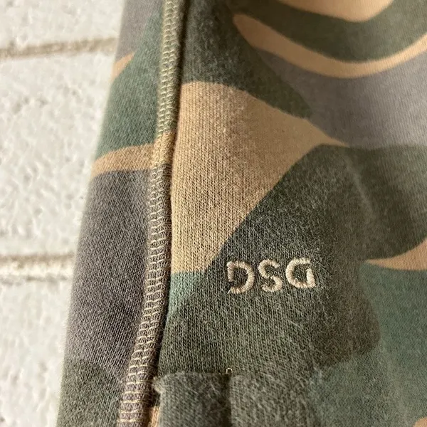 DSG Camouflage Shorts size S Green - Image 4