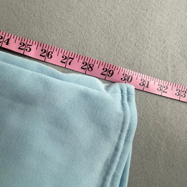 NEW Baby Blue Pull On Waist Open Straight Leg Sweatpants Size XXL #260784 - Image 6