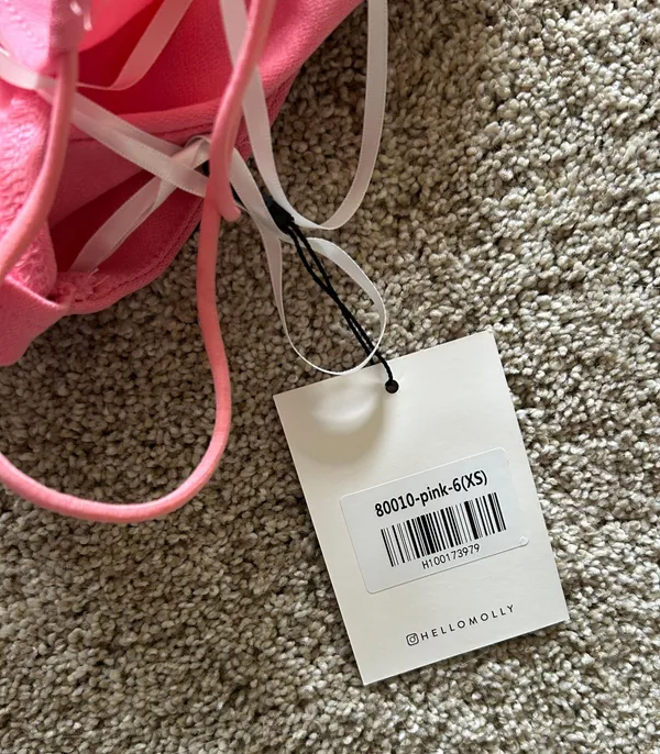Hello Molly Hot Pink Midi Dress - Image 2