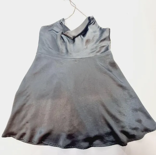 MORE TO COME Talia Diamond Dress in Grey - Image 3