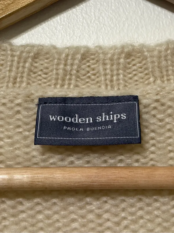 Wooden Ships Striped Sweater M/L Caroline - Image 4