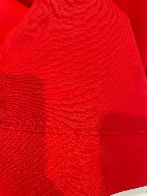 Lululemon Women’s Perfectly Oversized Crew Colour Carnation Red Size 4 - Image 3
