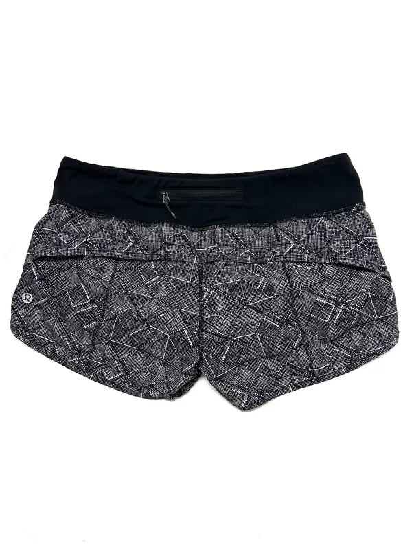 Lululemon Speed Up Shorts built in brief running athletic performance size 6 - Image 2